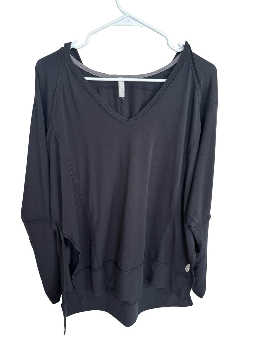 Free People FP Black Movement Women's Soul Circle Oversize Hoodie Top Size S